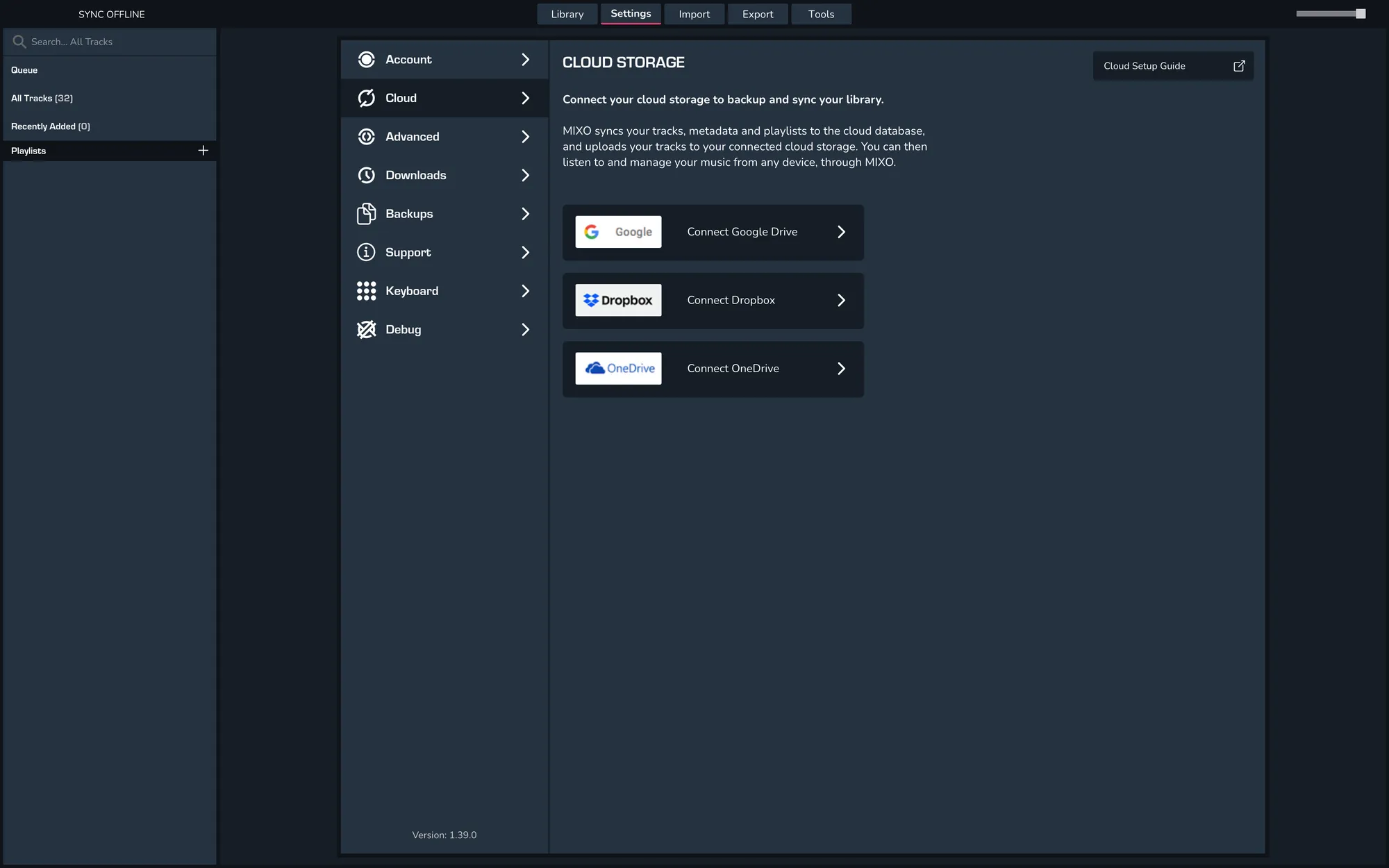 Getting started with mixo