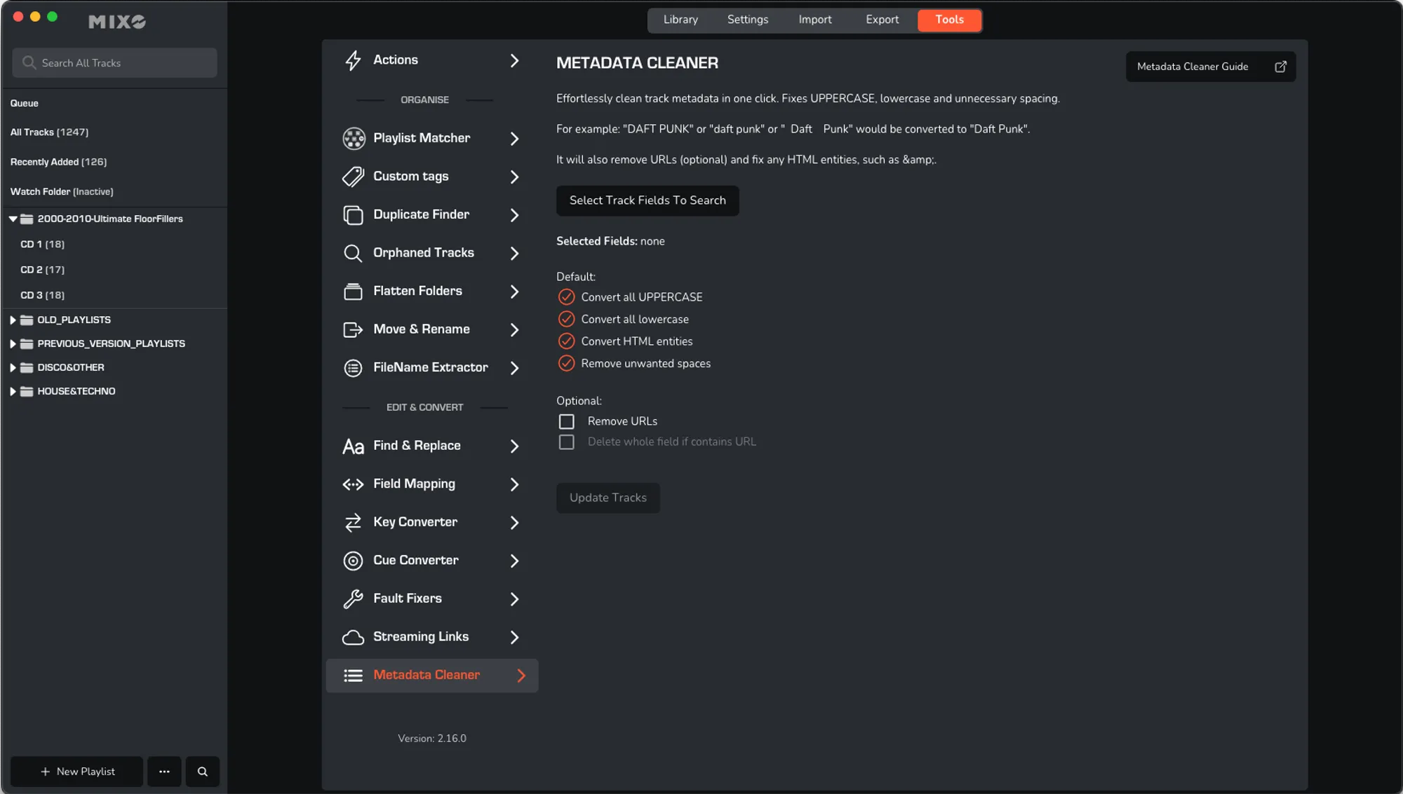 metadata cleaner