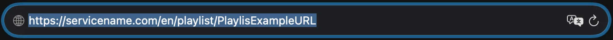 pm - copy url box